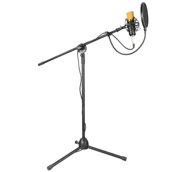 

Neewer Professional Studio Broadcasting Recording NW-700 Condenser Microphone & NW-107 Folding Type Height Adjustable Mic kit