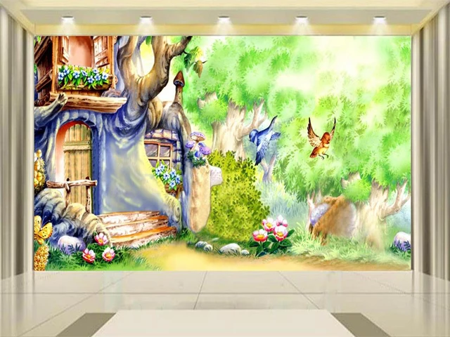 3d Wallpaper Photo Wallpaper Custom Kids Mural Livingroom Magic