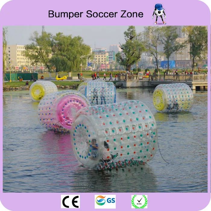 Free Shipping 3*2.4m TPU Zorb Ball Inflatable Roller Ball Outdoor Water Games Inflatable Water Roller Ball Free a Pump