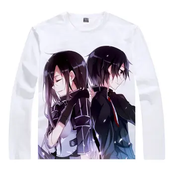 

Alfheim Online ALO T-Shirt Asuna Yuuki Shirt Cool t shirts Anime lovely kawaii Long sleeves t-shirts Japanese Anime shirts a