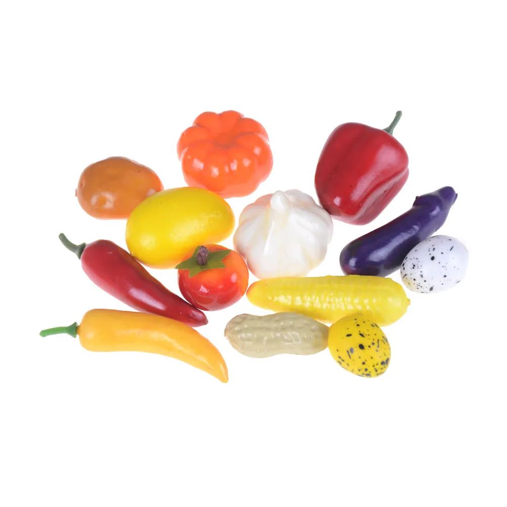 Foam Mini Simulation Artificial Fruits And Vegetables Kitchen Toys For