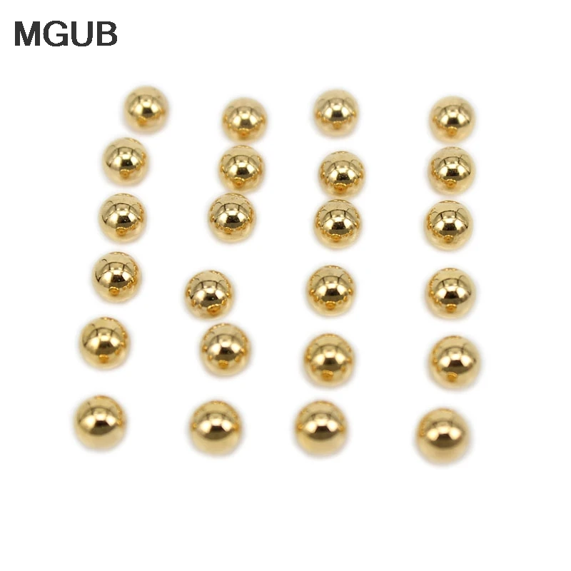 Нержавеющая сталь металлических бусин и серьги-гвоздики из 12 пар/компл. Диаметр 3 мм-8 мм выбор женские серьги не выцветают LH238