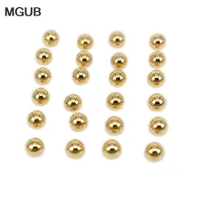 Нержавеющая сталь металлических бусин и серьги-гвоздики из 12 пар/компл. Диаметр 3 мм-8 мм выбор женские серьги не выцветают LH238