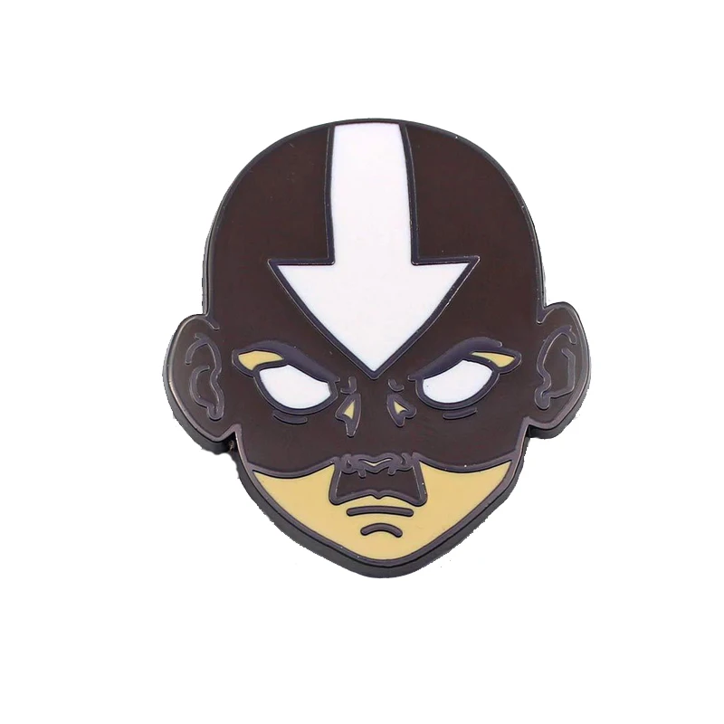 

Avatar The Last Airbender 90s funny cartoon backpack clothes diy decoration Enamel Brooches badge tie collar pins