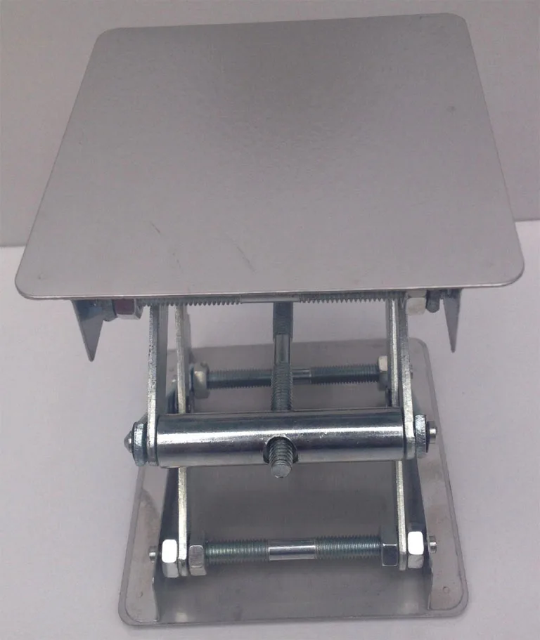 

Adjustable Stainless Steel Lab-Lift Laboratory Lifting Platforms Table Bench Lifter Woodworking Lab Jack 100*100mm