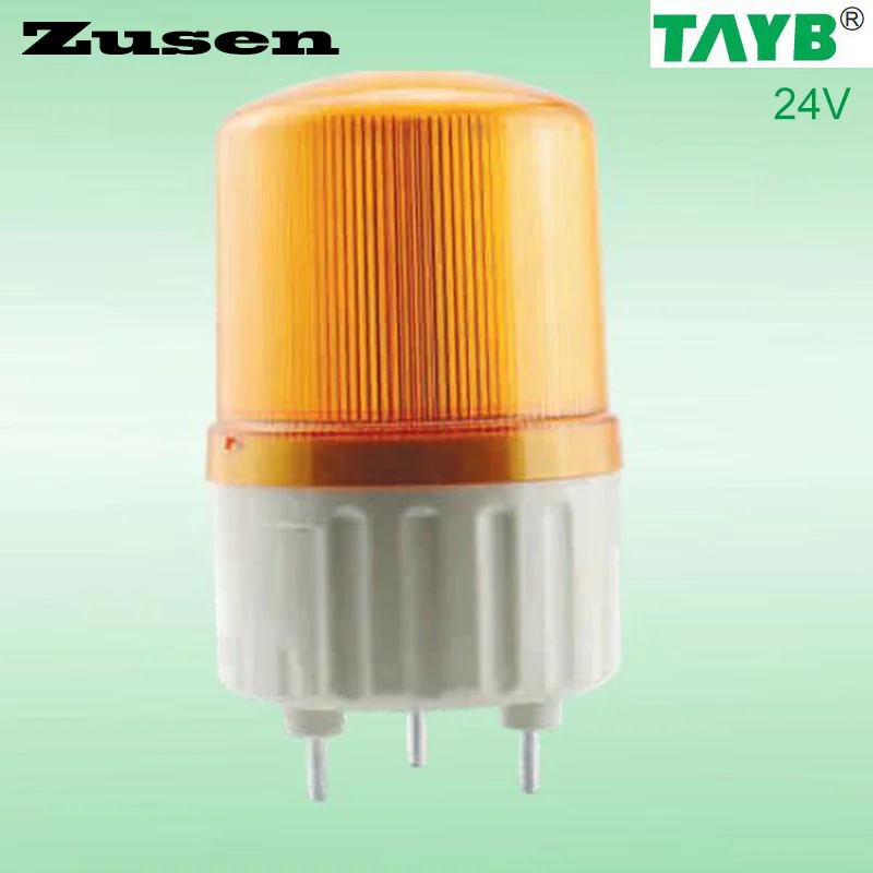 

Zusen TB1081J 24v Alarm rolling Signal Warn Warning Siren yellow LED Lamp with buzzer