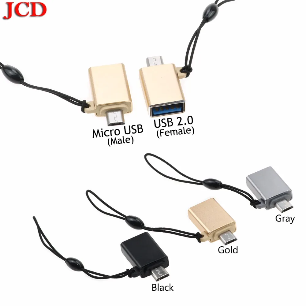 JCD Micro USB OTG 2,0 Hug конвертер Камера OTG адаптер для Android телефон для samsung кабель кард-ридер флэш-накопитель кабель считывания