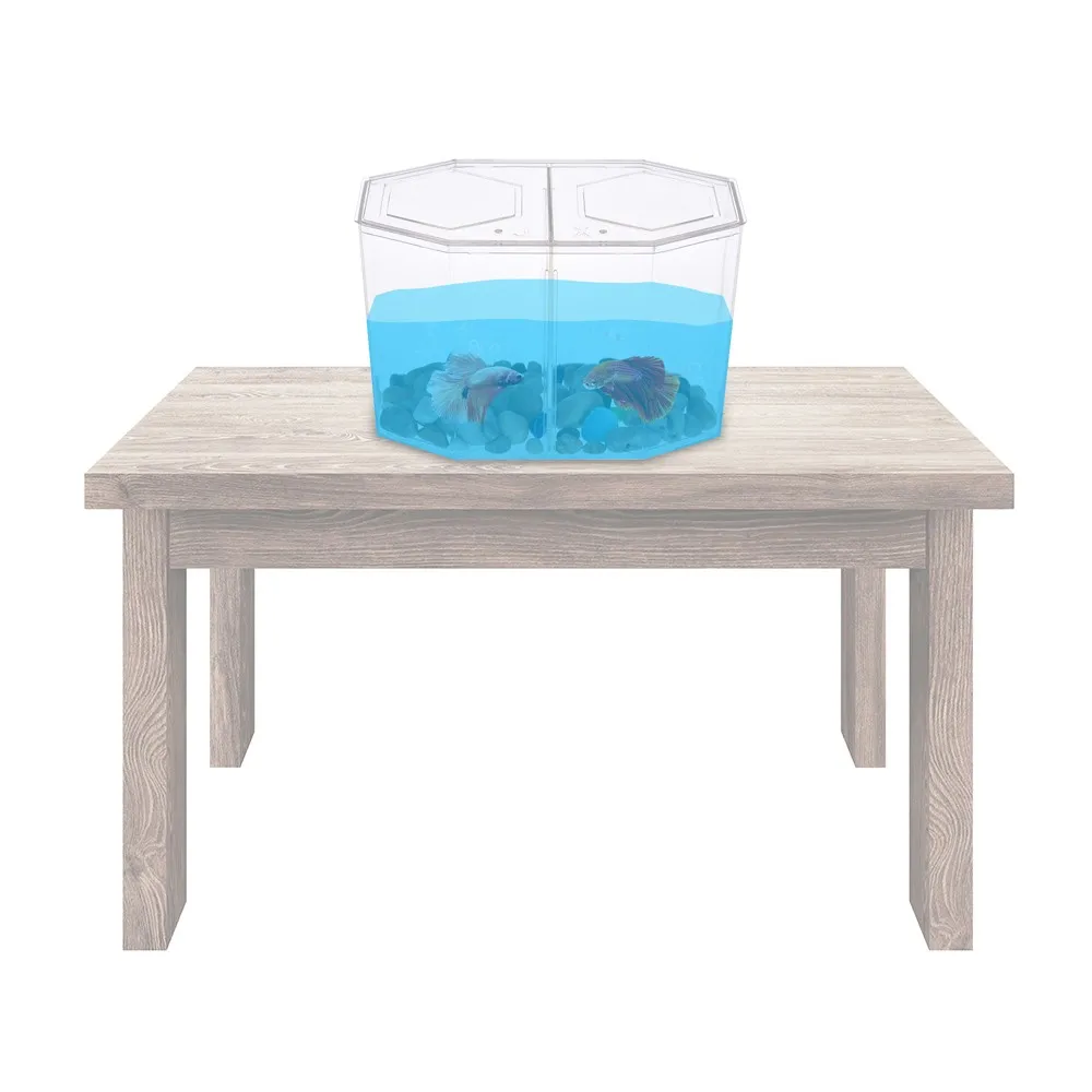 Arcylic Betta Guppy детские маленькие рыбки разделительные лук аквариум разведение