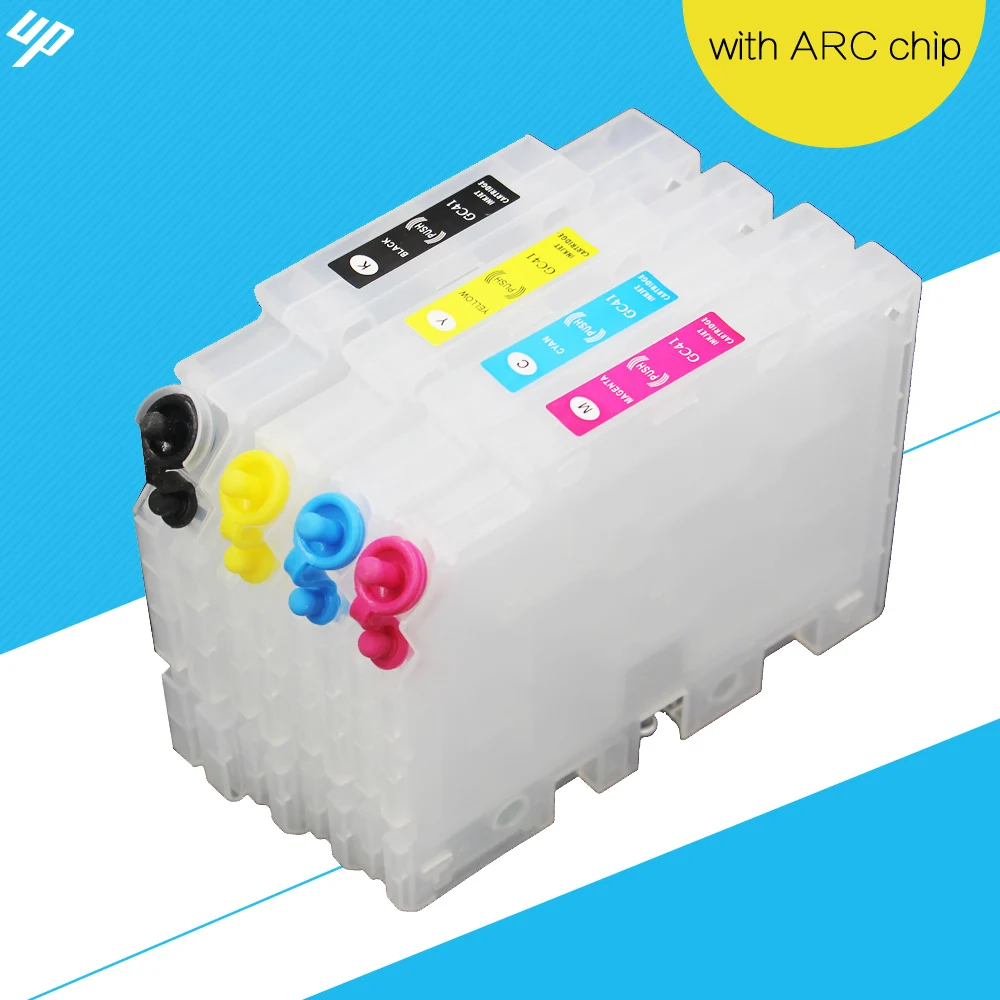 5sets Gc41 Refillable Ink Cartridge For Ricoh Sg2100n Sg3100 Sg3100snw Sg3110dnw Sg3110dn