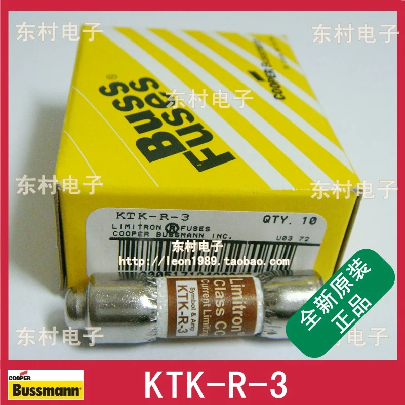 

US Bussmann fuse Limitron Class CC Fuse KTK-R-3 600V 3A