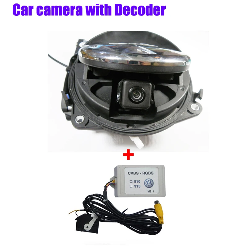 Car Rear View Backup Camera & Cable Kit Fit For VW Passat B7 RNS/RCD510 RNS315 