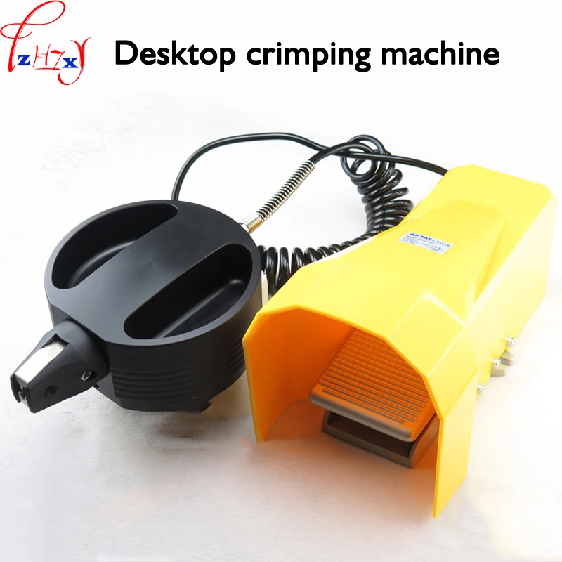 1PC Pneumatic Tube Terminal Special Pressure Line Machine For Type Tube Terminal With Foot-operated Crimping Pliers Tool