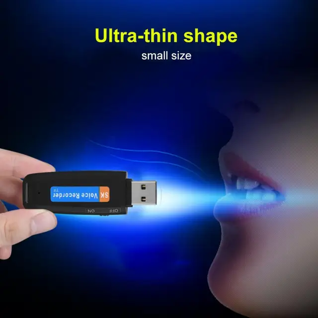 SK-001 U Disk Shaped Recorder USB 2.0 Digital Voice Recorder Flash Drive Mini Audio Recorder