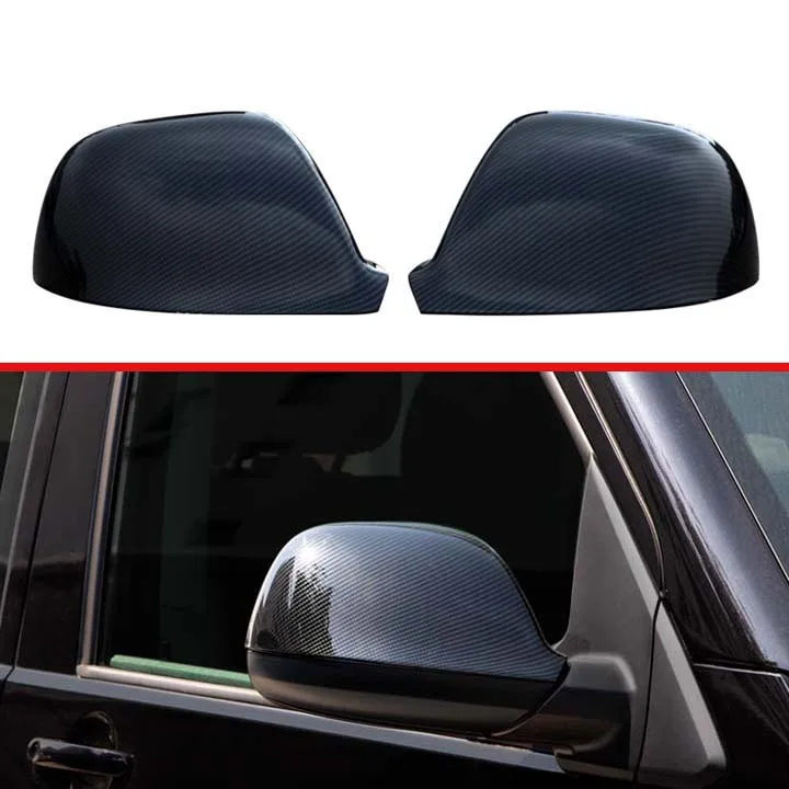 

For VW Volkswagen Transporter (T6) Caravelle 2017 2018 Carbon Fiber Style Door Side Mirror Cover Trim