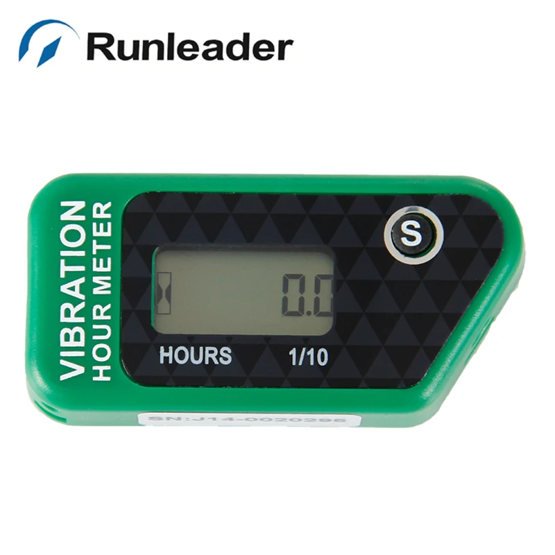 

hot sell WATERPROOF LCD wireless vibration hour meter for motocross pit bike JET BOAT MOTORCYCLE marine RL-HM016B