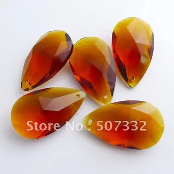 

Free shipping wholesale AAA Top Quality 38mm 8721 crystal almond/pear pendant beads Crystal Copper(COP) 12pcs/lot