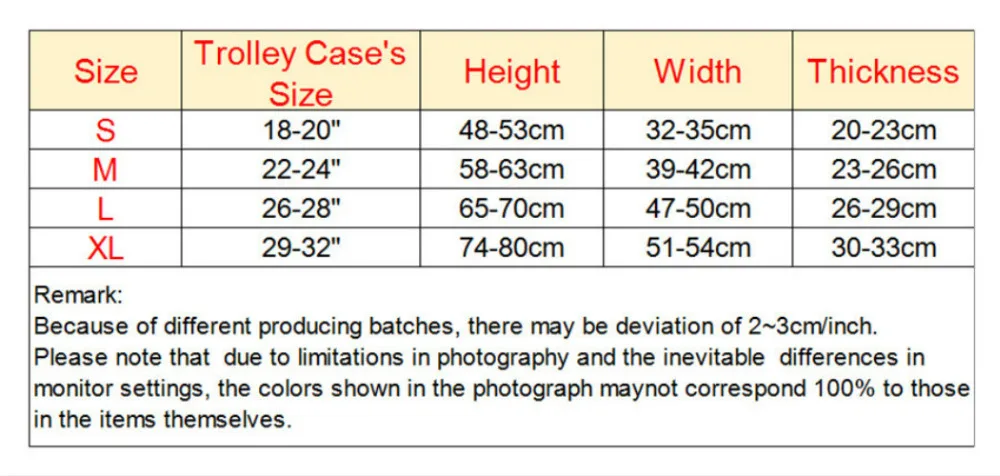 1PC 18"-32'' Cute Bear Elastic Travel Luggage Cover Suitcase Protective Case Protector