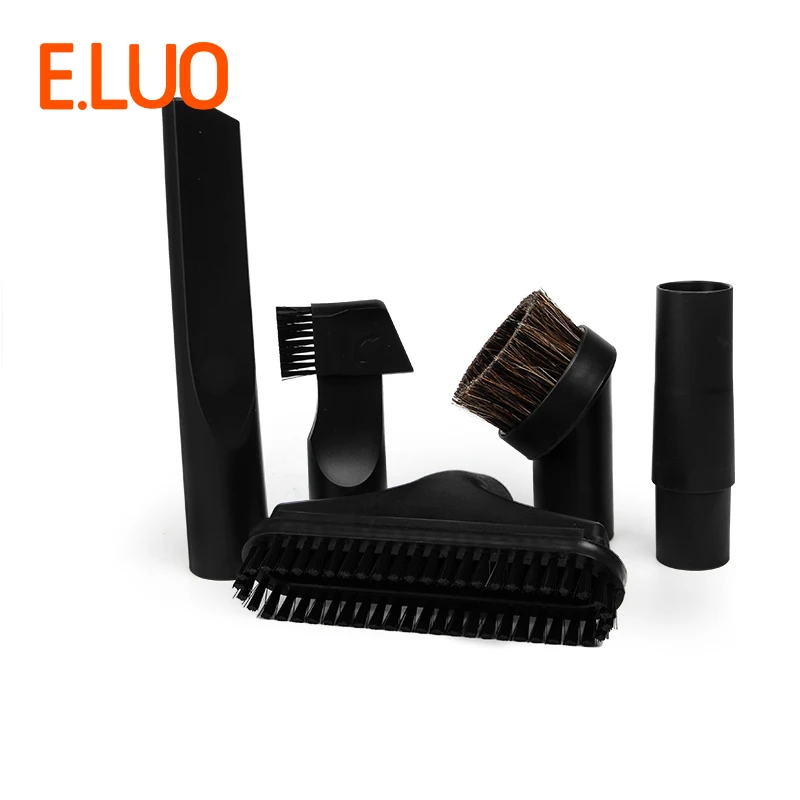

32mm universal vacuum cleaner accessories with high quality inculde PP square brush , flat nozzle and a connector etc