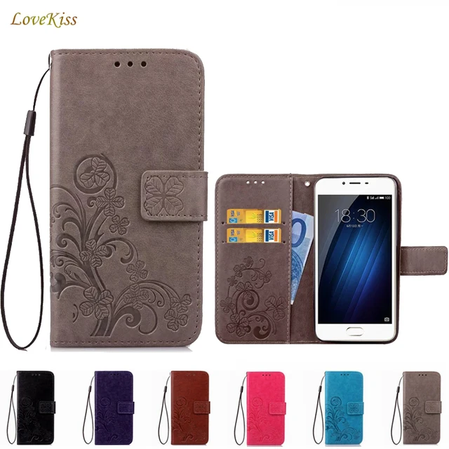 Cheap Leather Phone Case Wallet Cover For Meizu M3 Mini M3S M3 M5 M5S Case M3 M5 Note M6 Note Flip Stand Book Capa Soft TPU Back Cover