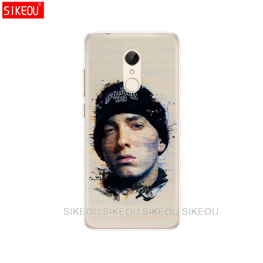 Силиконовый чехол для телефона Xiaomi redmi 5 4 1 1s 2 3 3s pro PLUS note 4X 4A 5A хип хоп Rapper Eminem