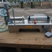 Разливочная машина с одним соплом, жидкий роторный клапан, количественное наполнение и упаковочное оборудование 300-2500 мл