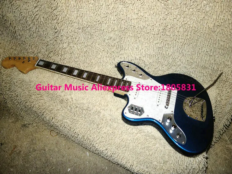 

Left Handed Blue Electric Guitar High Quality guitars Wholesale Free Shipping
