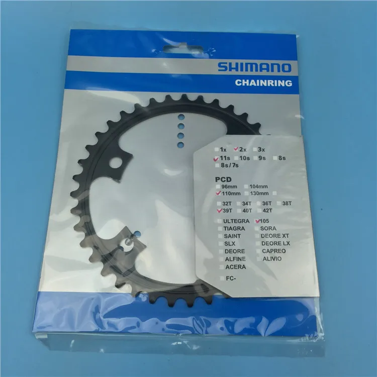 shimano цепное кольцо ultegra FC-6800 105 5800 цепное колесо R8000 цепные кольца 34T 39T 53T 55T запчасти для велосипеда