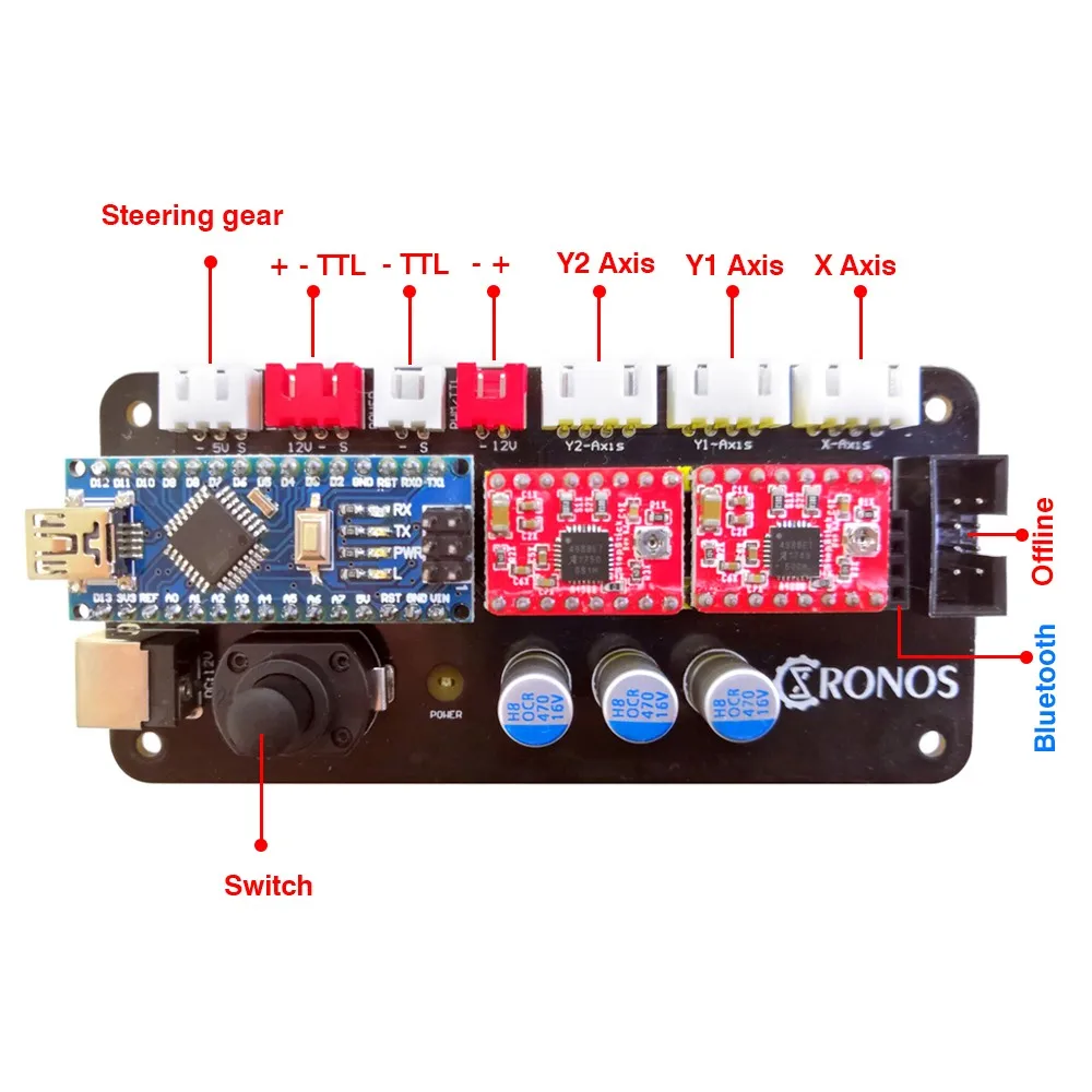 Nuevo enrutador de madera 15W A3 Pro CNC máquina de grabado láser de Metal acero inoxidable acrílic