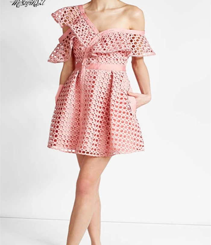Женское кружевное платье розовое/Белое Новое поступление 2019|women lace dress|lace dresslace women
