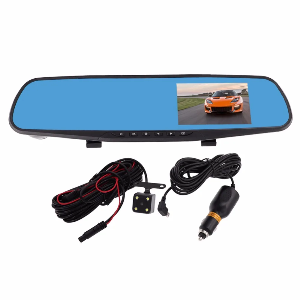 Full HD Автоматическая dvr-камера видеорегистратор авто 4 0 дюймов 1080 P двойной