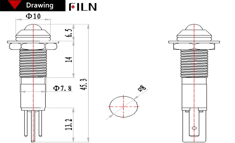 220v indicator light
