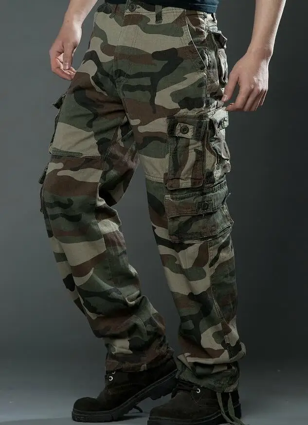 Новые тактические брюки военные мужские камуфляжные походные Мужские штаны комбинезоны повседневные брюки