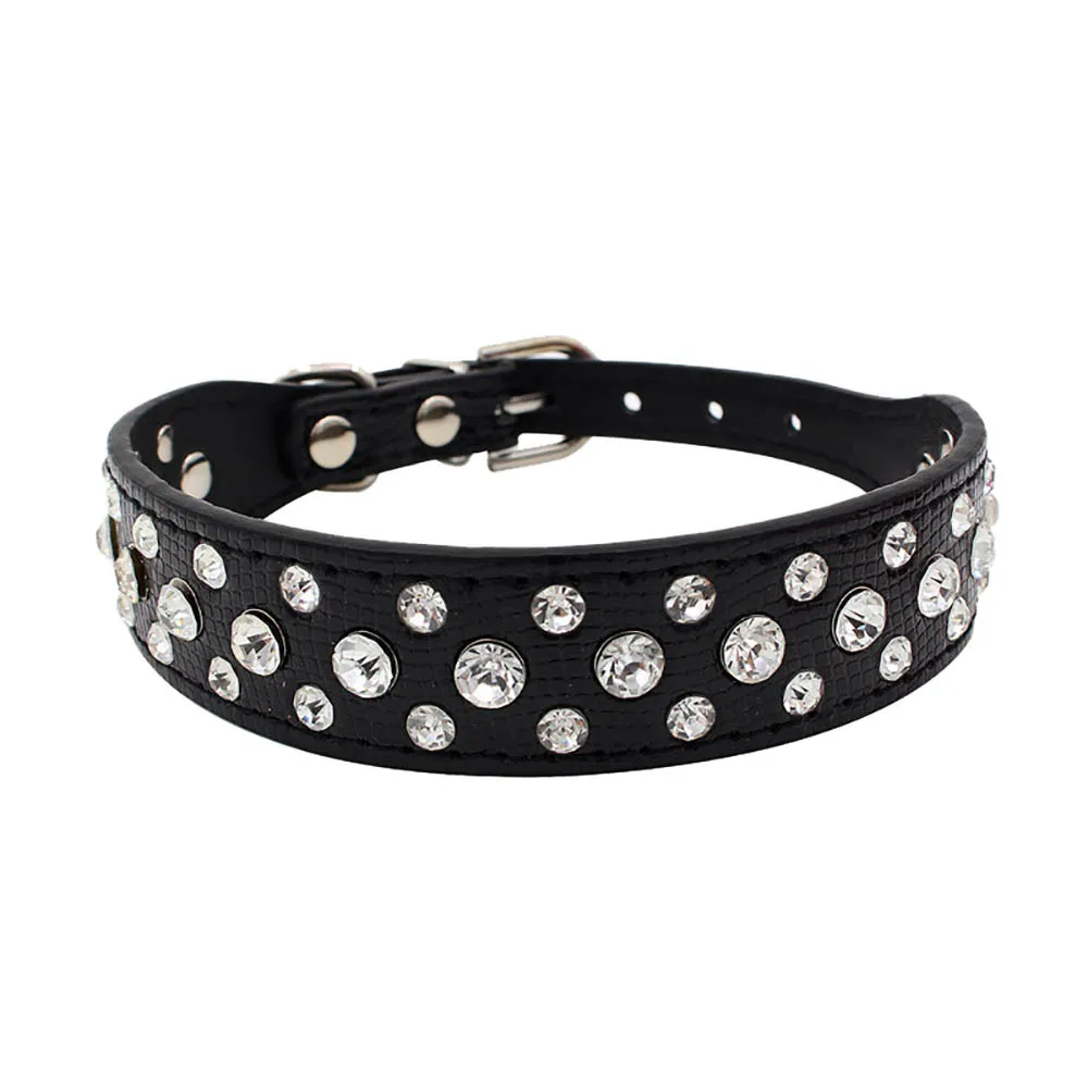 Rhinestones Dog Collar Exquisite Adjustable Diamond Dog Puppy Pet