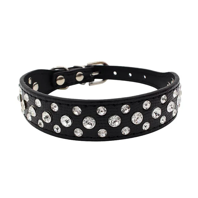Rhinestones Dog Collar Exquisite Adjustable Diamond Dog Puppy Pet