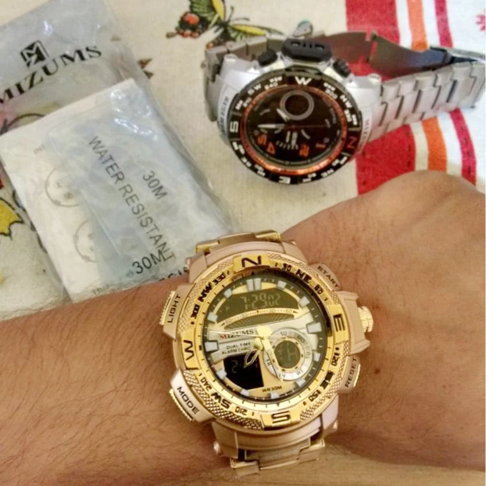 wholesale luxury brand mizums analog quartz watch for men cool mens led digital watches dual time zones sports watch man 2019 (6)