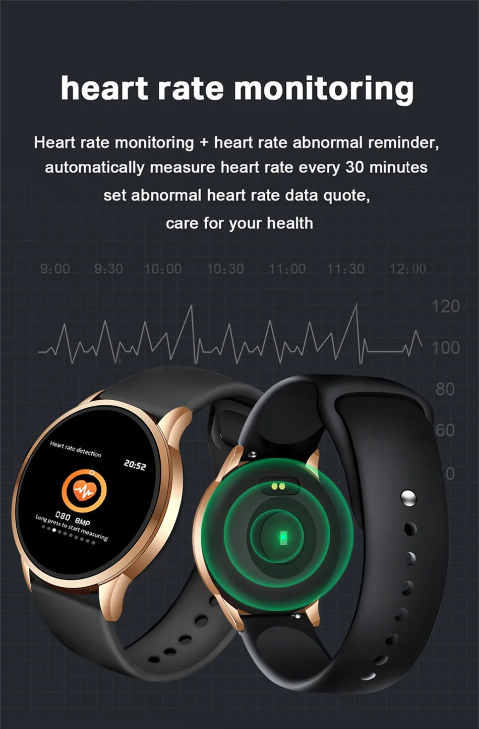 LIGE смарт-браслет спортивные Смарт-часы для женщин IP67 Водонепроницаемый фитнес-трекер экран монитор сердечного ритма шагомер смарт-браслет