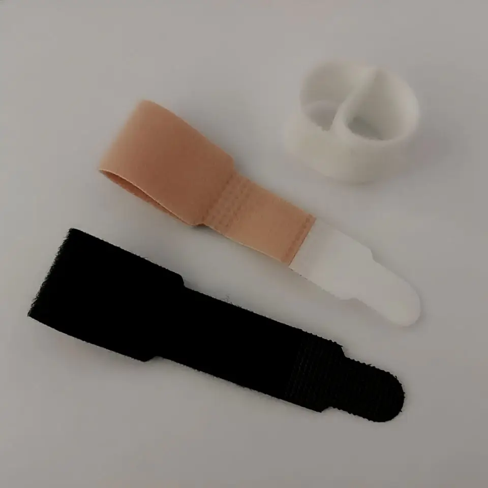 

10 Pcs/lot Fabric Toe Finger Straightener Hammer Toe Corrector Bandage Toe Separator Splint Wraps Broken Toe Care