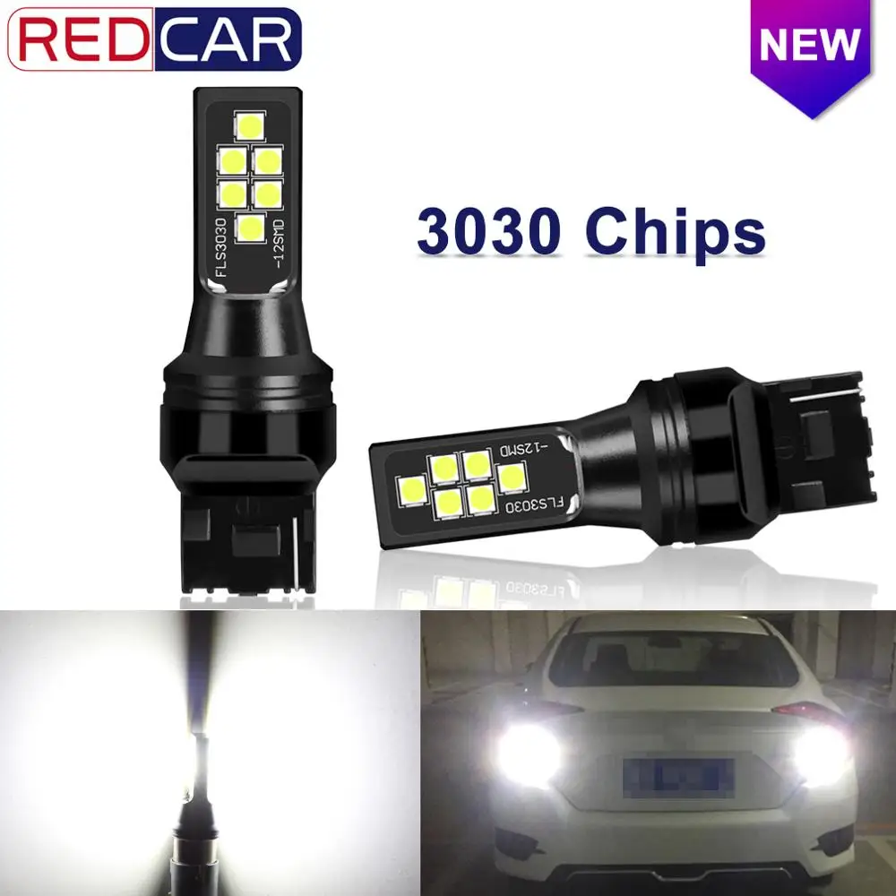 Светодиодный указатель поворота автомобиля T20 2 шт. 7440 SRCK W21W WY21W W21/5W светодиодный
