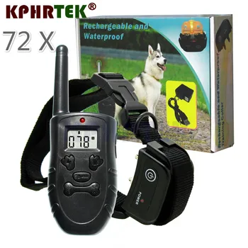 

Wholesale Rechargeable Waterproof 100LV Dog Training Collar With LCD Display Collar for Dog Diving Swiming KPHR H183DR DHL 40
