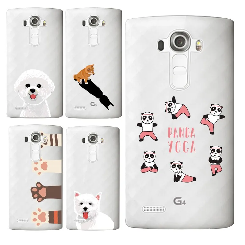 Мягкий прозрачный чехол для телефона из ТПУ с изображением лисы LG G3 G4 G5 V10 K3 K4 K5 K8 K10