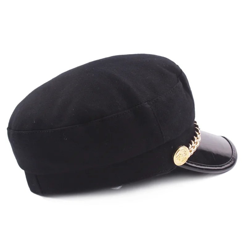 Военная шляпа женские армейские шапки моряка морской gorro marinero militar темно синяя