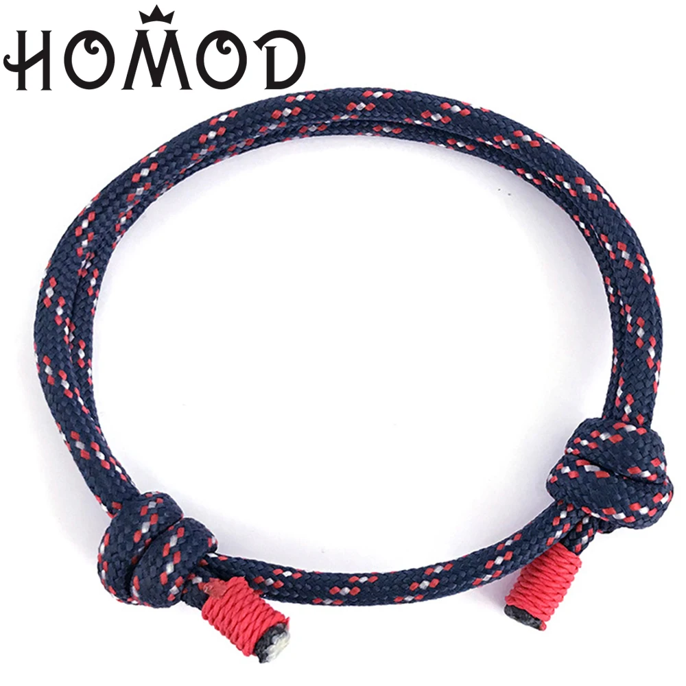 

HOMOD 2019 New Arrival High Quality Braided Rope Multi-layer Survival Bracelets Men Trendy Minimalist Male Nylon Bangles