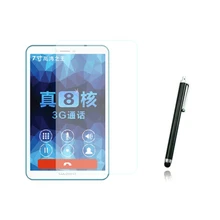 1x пленки+ 1x салфетка+ 1x Стилус, прозрачные ЖК-дисплей Экран защитная плёнка для НУА Вэй щитки для Colorfly G708 3g Octa Core 7-ми дюймовых планшетов