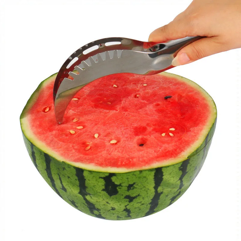 

Watermelon slicer cutter server corer scoop Kitchen Utensils Slices Fruit knife Stainless steel Watermelon shredders and slicer