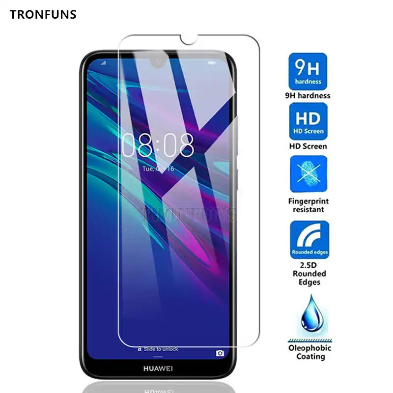 Закаленное 9H стекло защита экрана для Huawei Y5 Y6 Y7 Prime Pro Y9 2019 8A 8S 10 Lite 10i защитная