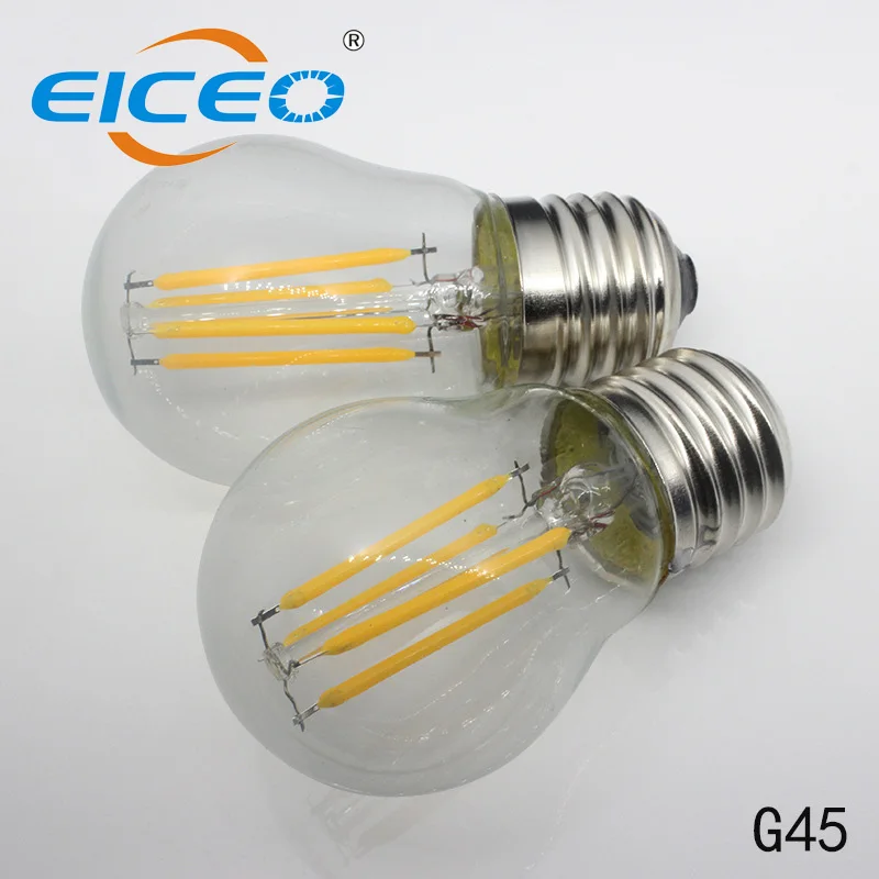 

EICEO Filament Light Bulb LED Lamp E27 AC 220V 240V 2W 4W 6W Lampada LED Spotlight Table Lamp Lamps Light Led Bulb Raw Material