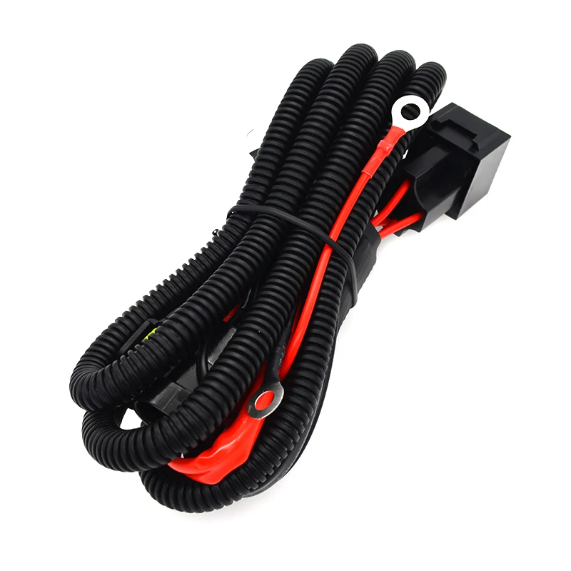 

SKYJOYCE 1 Piece 12V 40A 60A Car HID Xenon Kit Relay Wiring Harness For 75W 100W Single Beam Bulb H7 H11 9005 HID Relay Harness