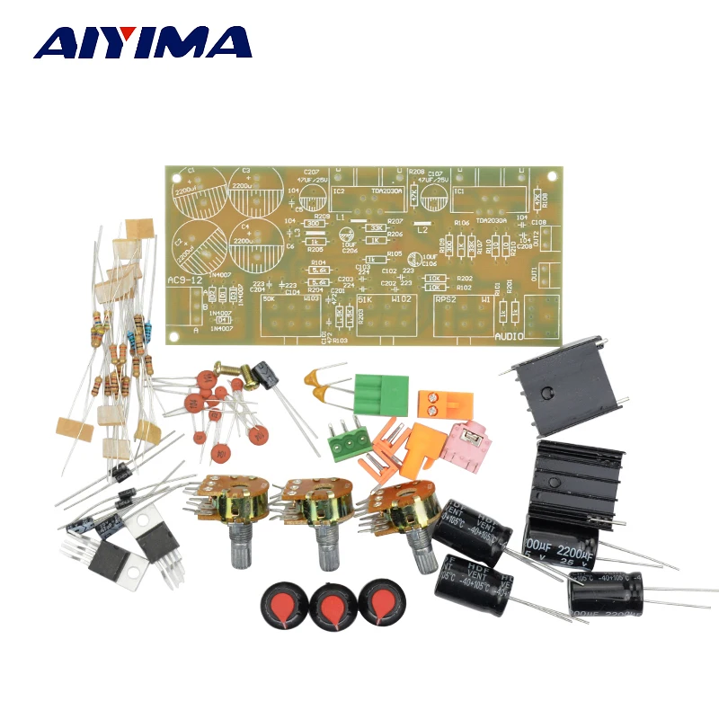 

Two channel 2.0 18W+18W TDA2030A hifi stereo amplifier AMP board DIY Kits Hifi Enjoy Board Moduile