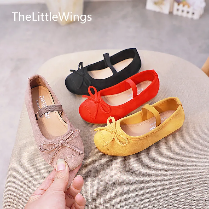 

Girl Princess Shoes 2009 Spring and Autumn Korean Edition Fashion Leisure Princess Bow Sanded Children's Shoes 4-11 Years Old