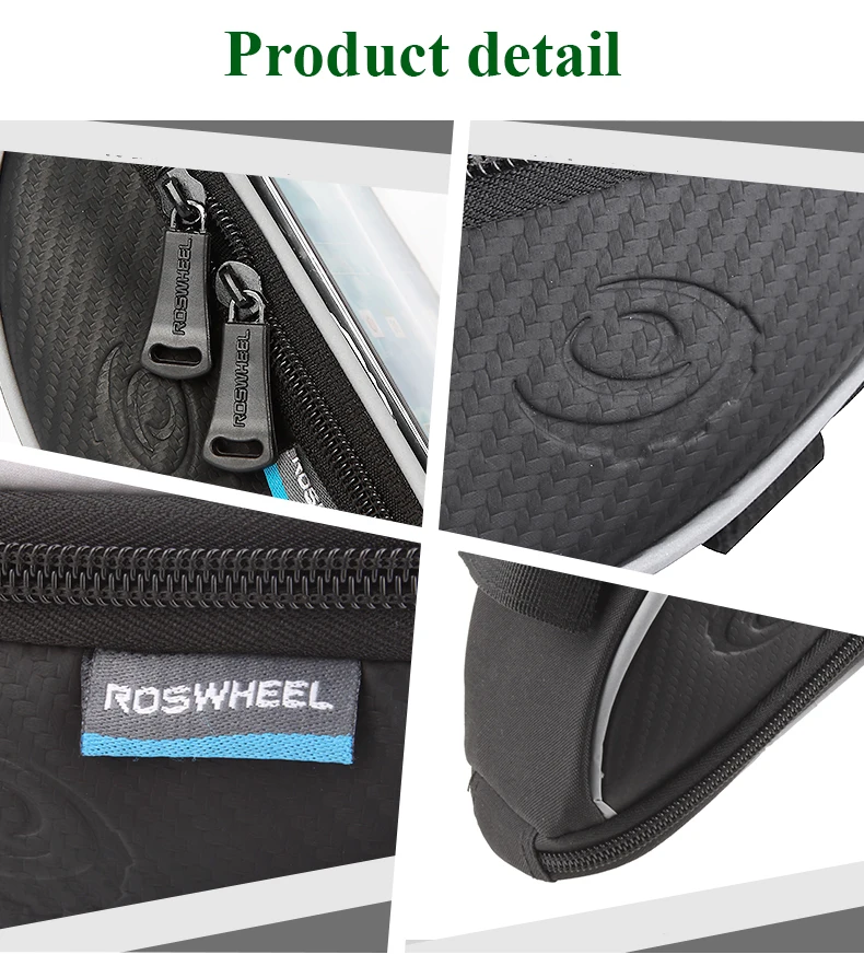 Excellent ROSWHEEL Bike handlebar phone bag Bicycle Cycling Frame Bag Panniers Waterproof Handlebar Touchscreen Phone Case Pouch 11810 5 Excellent ROSWHEEL Bike handlebar phone bag Bicycle Cycling Frame Bag Panniers Waterproof Handlebar Touchscreen Phone Case Pouch 11810 5